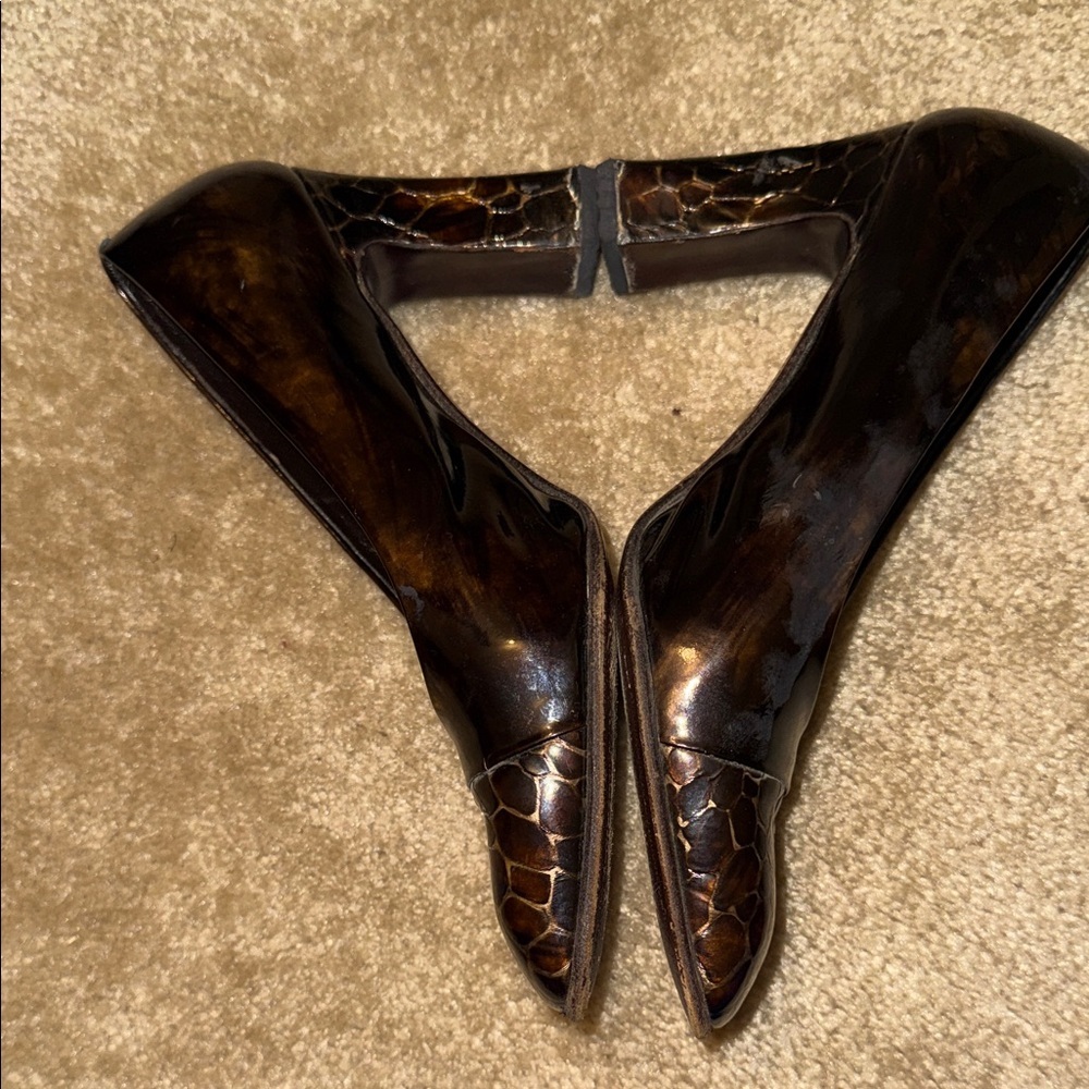 Marino Fabiani - made in Italy - Women's Brown Heels​ - size 7 - Picture 2 of 9